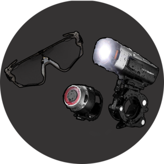 clear glasses and lights