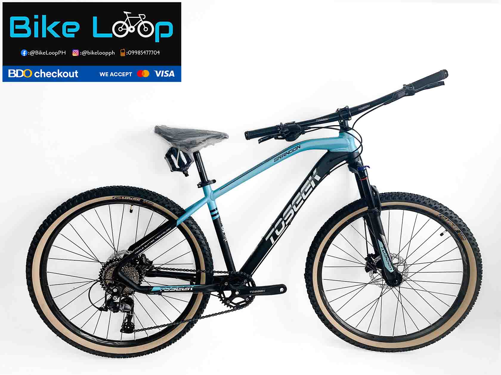 ToseekBrandonBlue Toseek Brandon 27.5 Alloy Mountain Bike